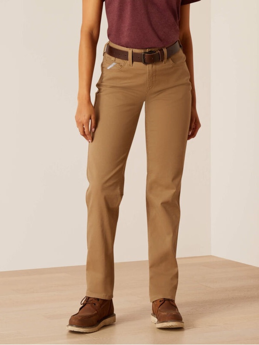 🤎 Women’s Ariat Rebar Perfect Rise Straight Leg Pants – Khaki